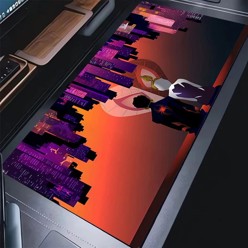 

Design Gaming New Mouse Pad Anti-Slip Rubber Base S-spider Man Extended Desk Mat For Gamer Office Computer Accessories Mousepad