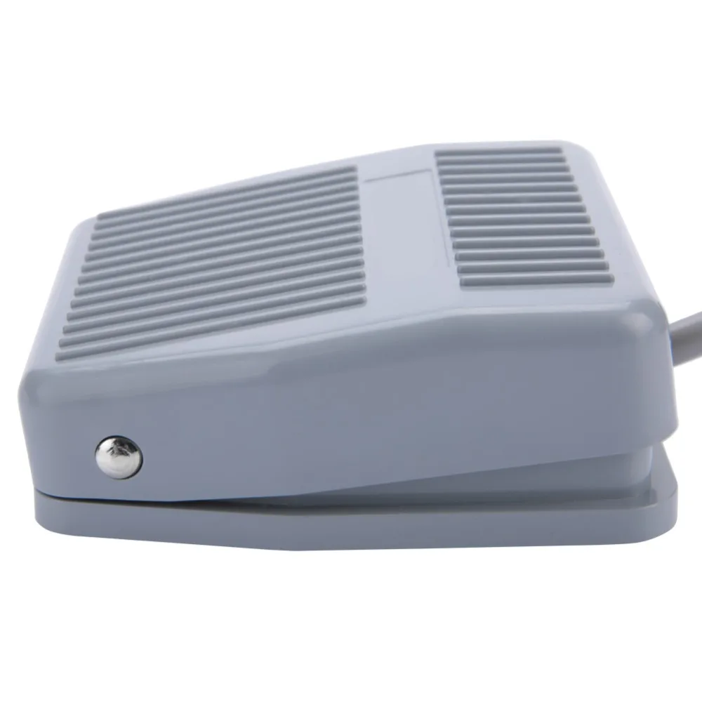 

Electronic Component TFS-201 Foot Pedal Switch 1NO 1NC AC 250V 10A Foot Switch Gray SPDT Pedal Switch Controller Textile