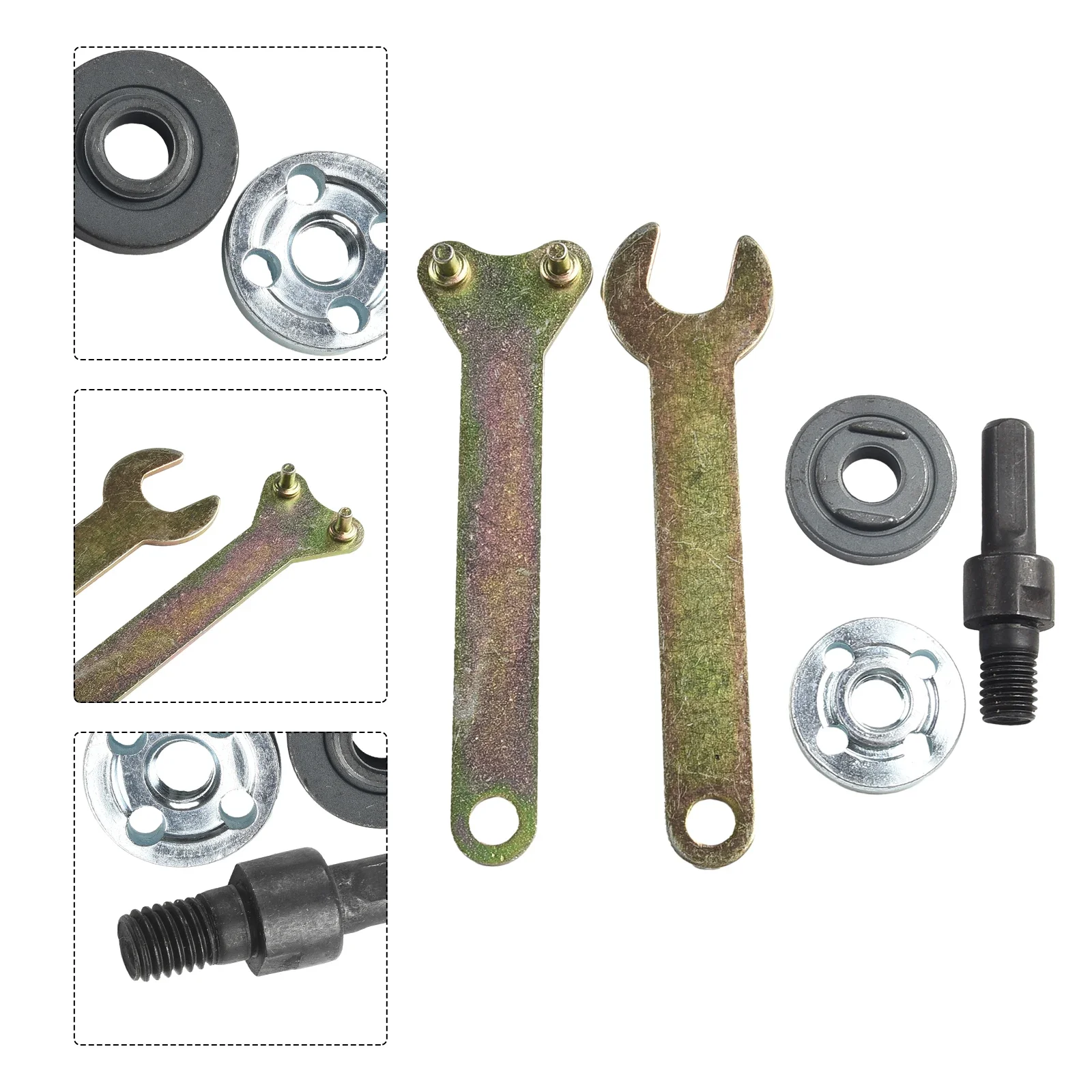 

Iron 5X Angle Grinder Accessories For Diameter Cutting Blades Triangle Shape Shank Clipping Electric Drill Grinding 10mm/6mm