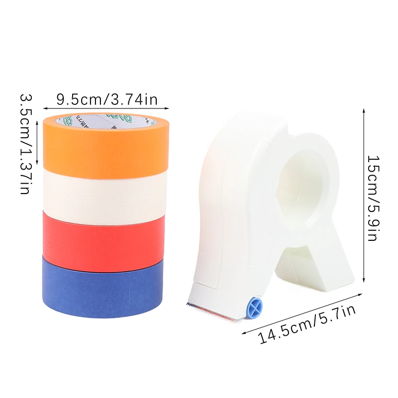 Pelukis pita penutup mesin Dispenser dinding lantai lukisan kemasan alat penyegel untuk 1.88-2 "x 60 Yard pita standar