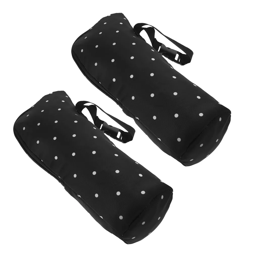 

2Pcs Insulated Bottle Pouch Thermal Bottle Carrier Bag Portable Cooler Warmer Bag for Travel Outdoor Parents Lightweight Compact