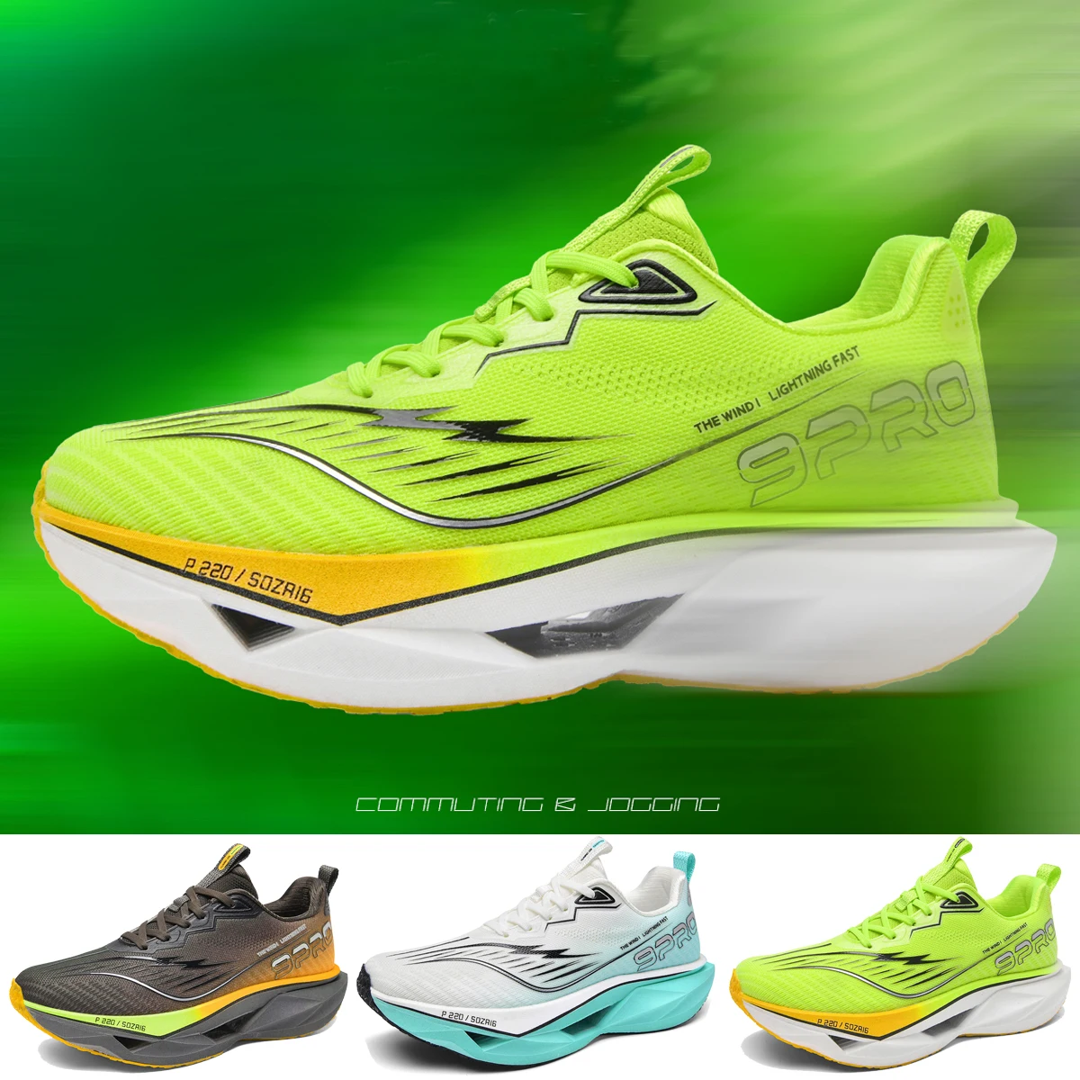 

Running Shoes Carbon Board Speciality Marathon Men Sports Breathable Lightweight Women's Comfortable Athletic Nonskid Sneakers