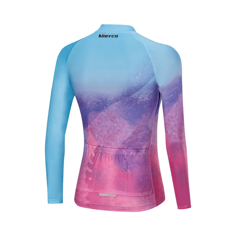 Cycling Clothing Long Sleeve Tops Spring Autumn Women\'s Mountain Road Bike Bicycle Clothing Moisture Wicking and Breathable