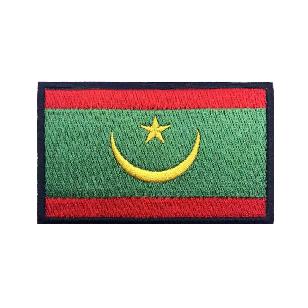 Parche bordado bandera Malasia – Banda táctica con velcro - imagen 2