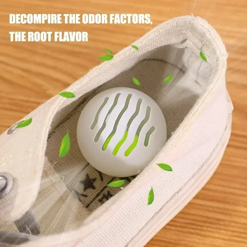 1/36PCS Shoes Deodorant Balls Socks Fresheners Green Tea Fragrance Sneaker Gym Bag Freshener Ball Neutralizing Odor Scent Ball