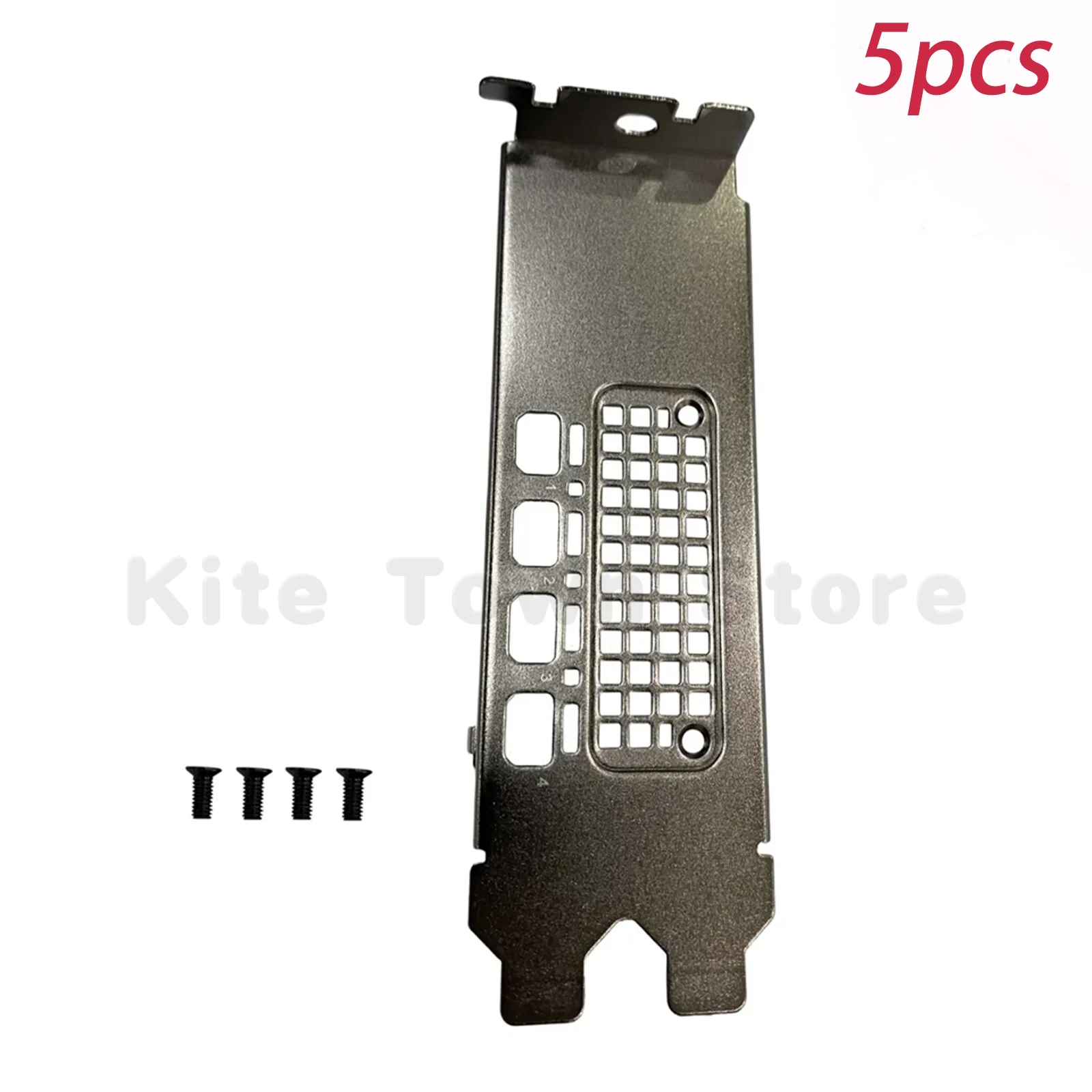 5-Pack New Long Full Height Bracket for Nvidia Quadro RTX A2000 A4000 w/ Screws