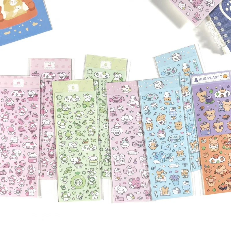 Korean Cute Cartoon Graffiti Style Dog Sticker Hand Account Star Photo Phone Case Planner Diary Scrapbook DIY Decorative Sticker