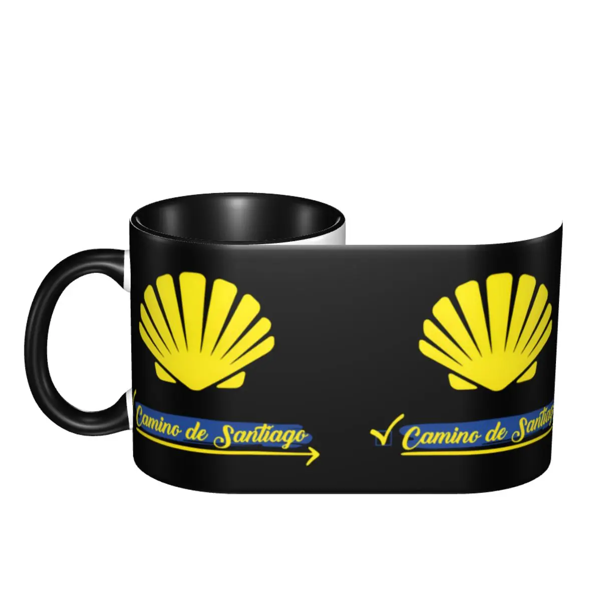 Buen Camino De Santiago Coffee Mug DIY Personalized Ceramic Milk Tea Mug Cup view 3
