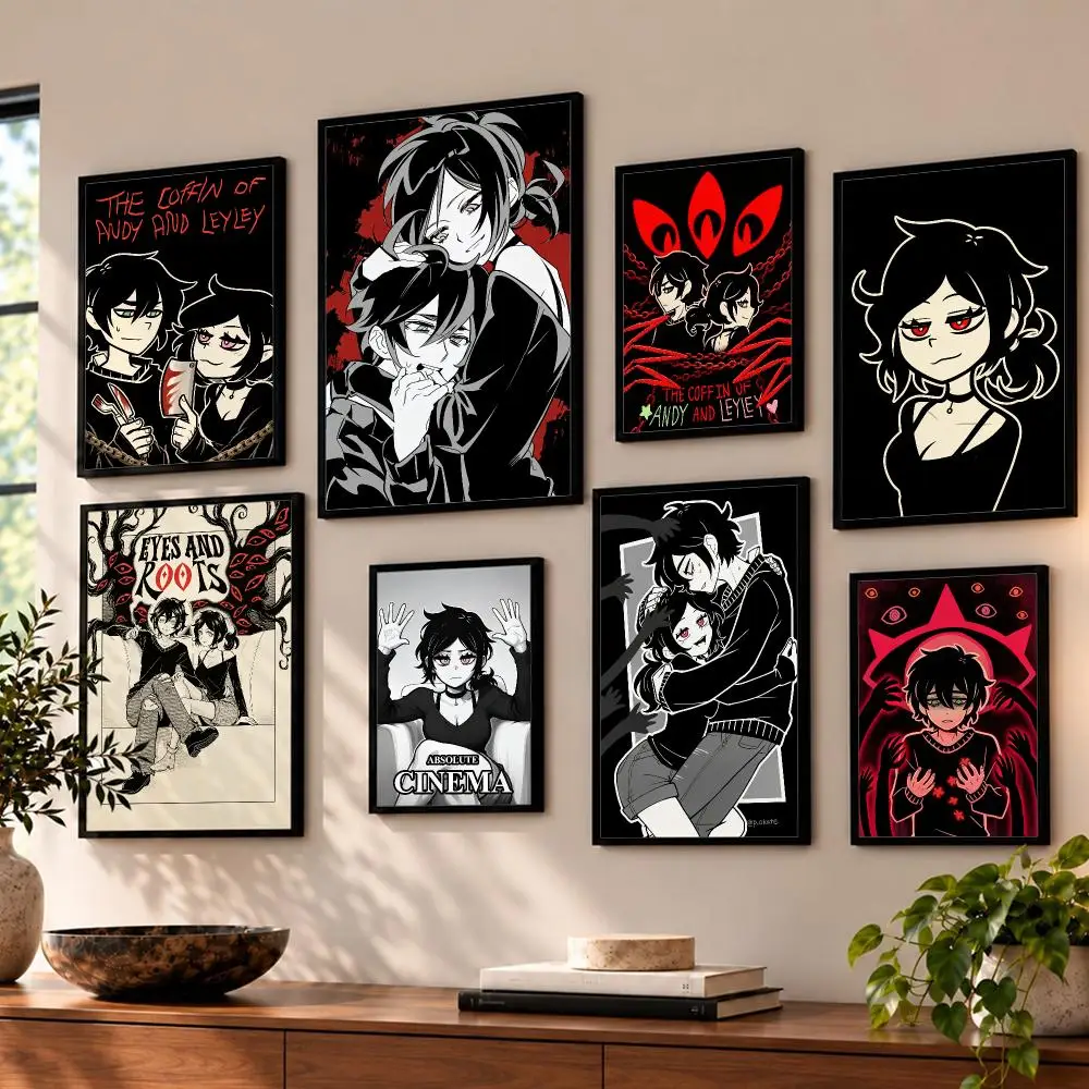 game The Coffin of Andy and Leyley Poster Poster HD Self Adhesive Waterproof Wall Art Print Bedroom Living Room Decor Gift
