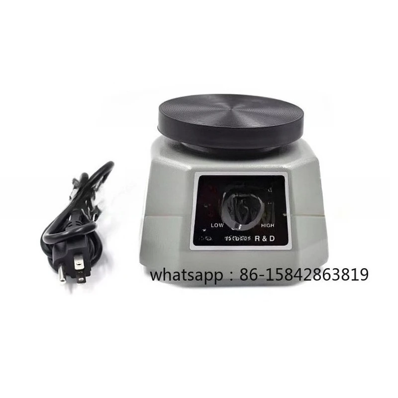 Round Vibrator 4" Shaker Plaster Oscillator Dental Laboratory Equipment 110V/220V