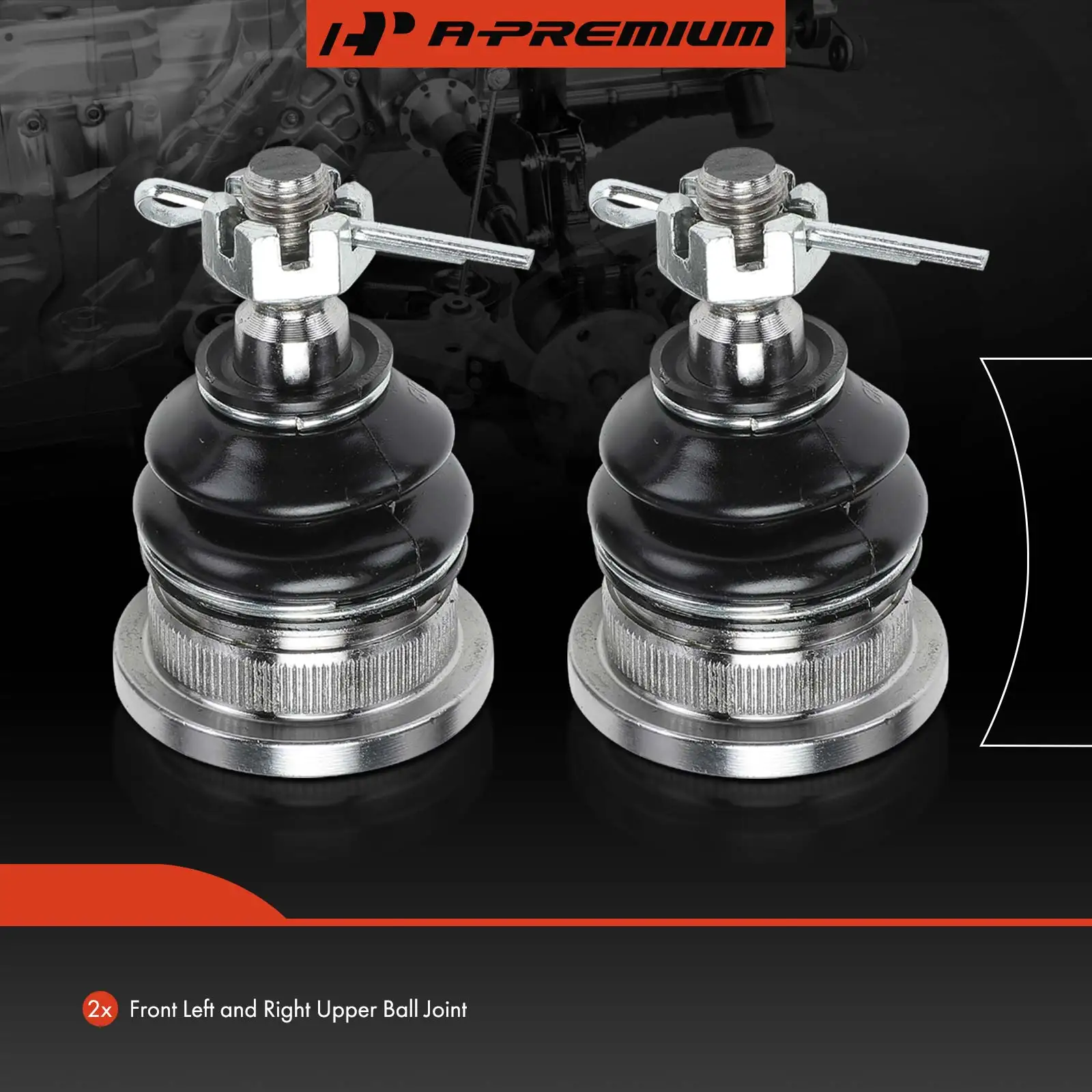 A-Premium 2x Front Left & Right Upper Ball Joint for Honda Civic 1992 1993 1994 1995 1996 1997 1998 1999 2000 Acura EL 1997 1998 1999 2000