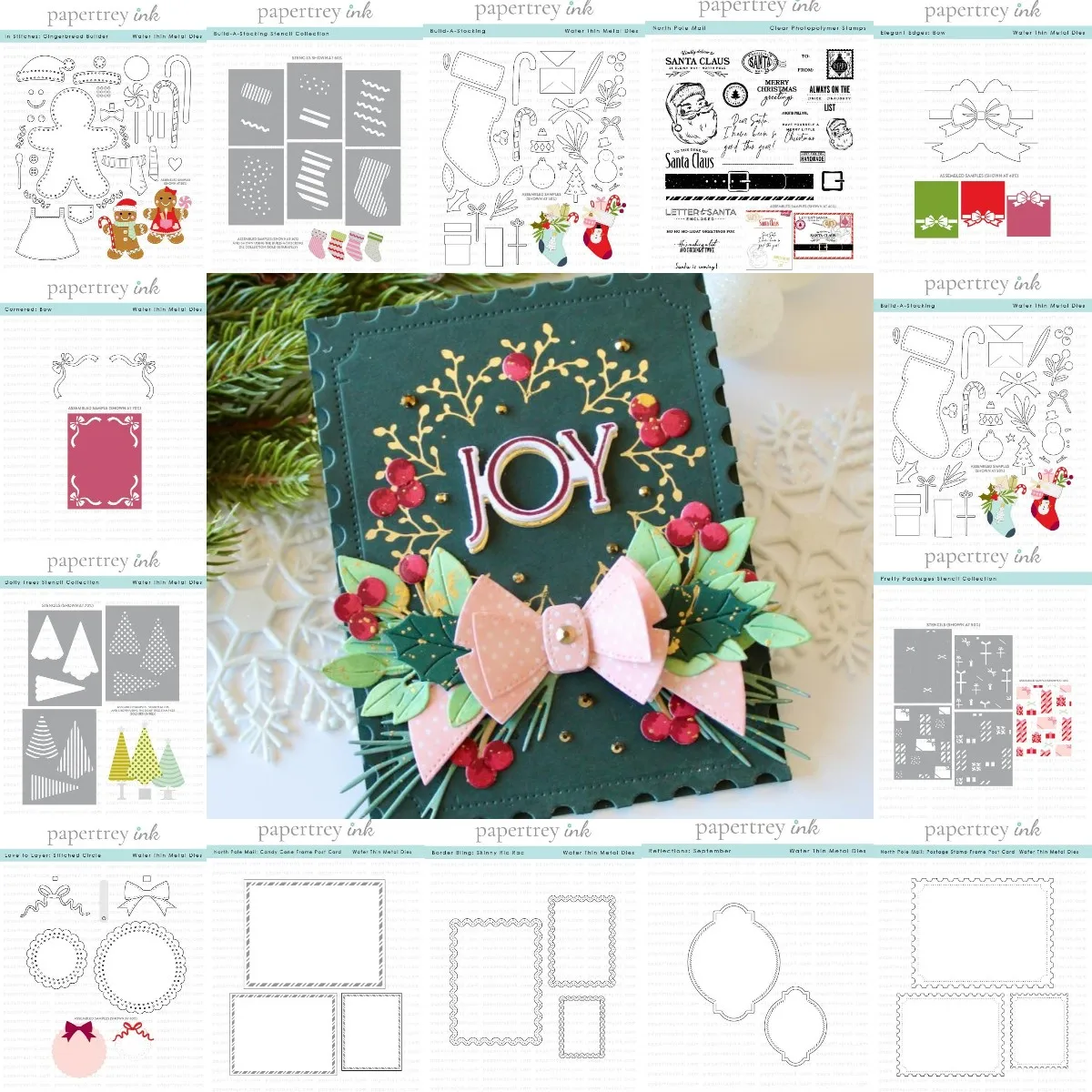 2024 New September Christmas Laurel Elegant Edges Die Stamp Stencil Hot FoilFor Diy Scrapbook/photo Album Decor Embossed Paper