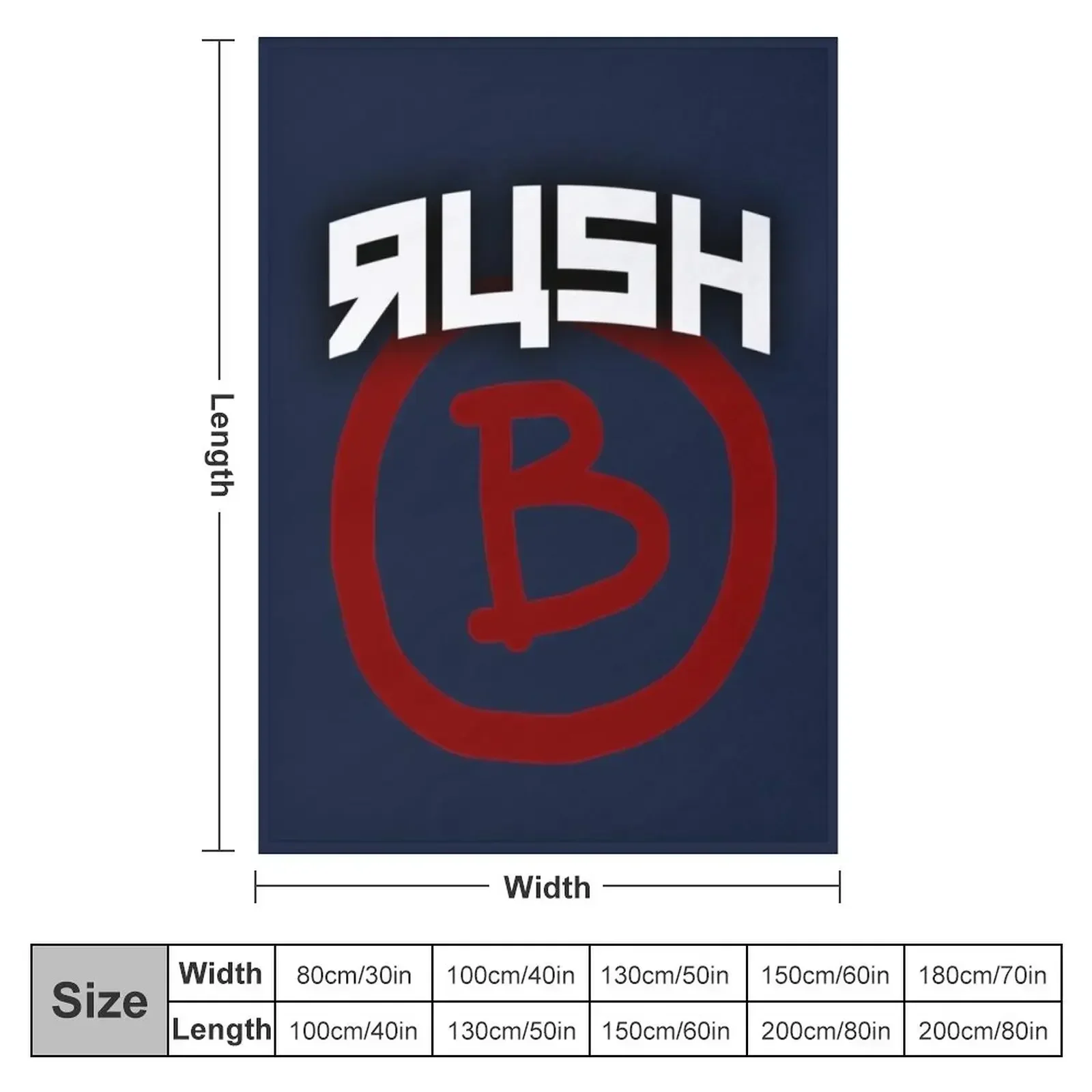 RUSH BCounter Strike Throw Blanket couch cozy soft plush fuzzy picnic outdoor blanket