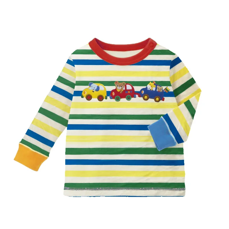 Autumn  Boys  Long Sleeve T-shirts Cartoon T-shirt  Boy Clothes Cute Tops Baby Tees Graphic Top Poleras Roupa Infantil Ropa