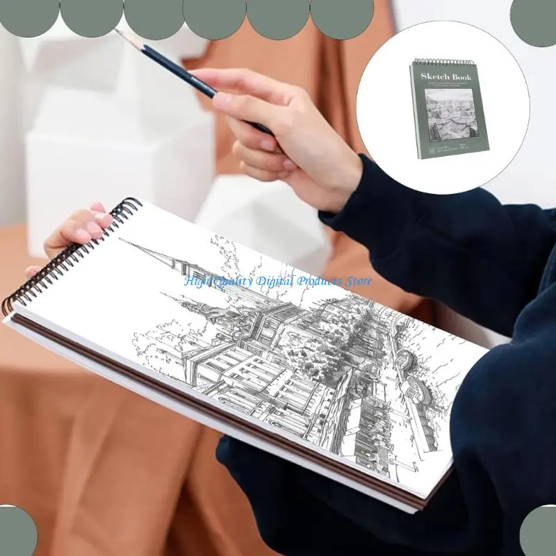 

U2JE Professional Drawing Book Smooth Paper For Sketching Practical Sketching Art Pad