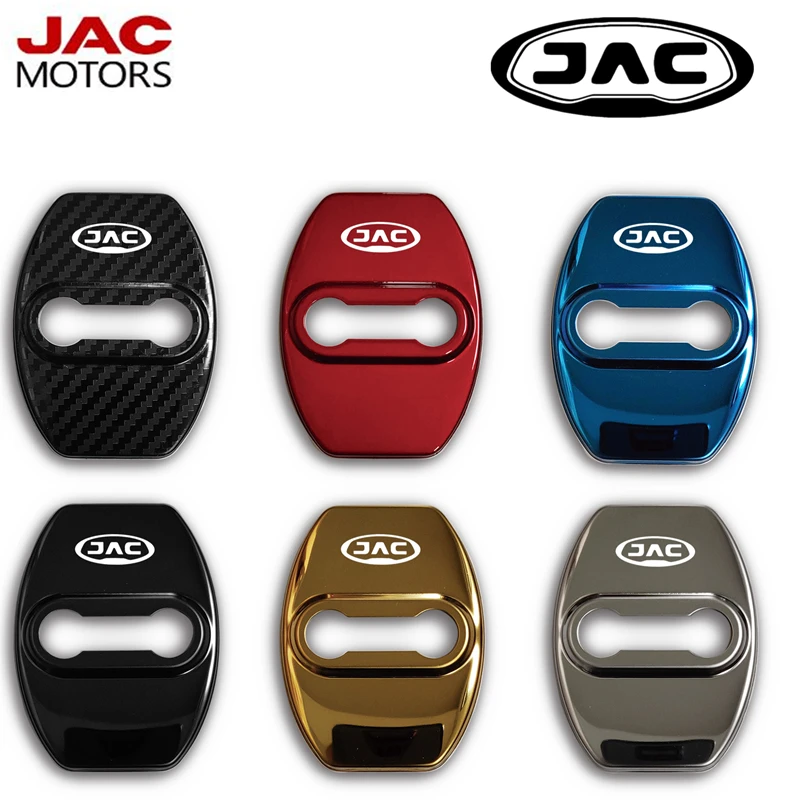 4PCS Car Door Lock Buckle cover Latch Stop Anti Rust Door Lock cover Protect Buckle Cover for JAC JS1 JS2 JS3 JS4 JS6 JS8 T8