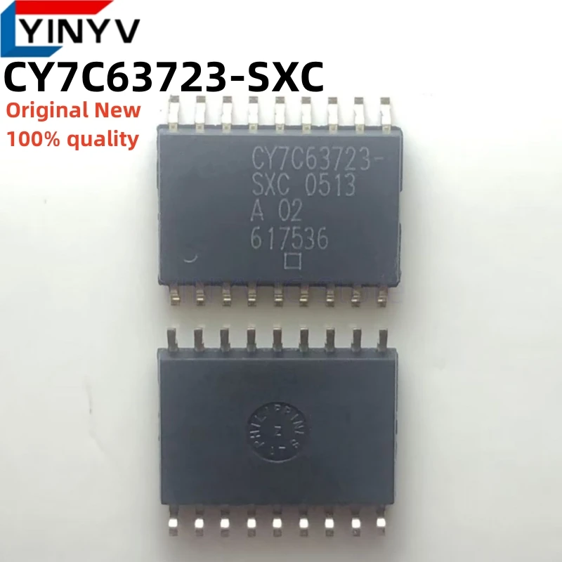 Free shipping 2PCS CY7C63723-SXC CY7C63723 SOP-18 enCoRe™ USB Combination Low-Speed USB and PS/2 Peripheral Controller New