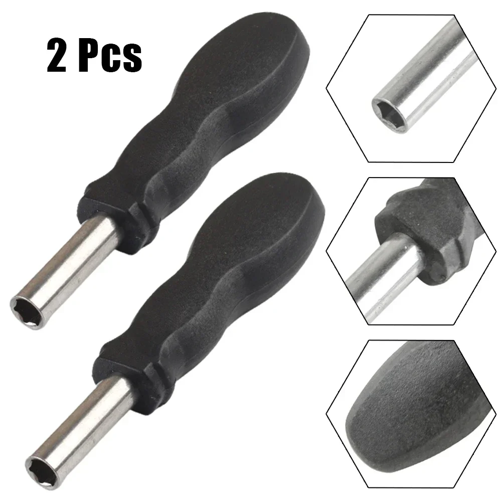 2pcs Batch Head Handle Screwdriver Handle Hexagonal Screwdriver Handle Household Maintenance Manual Tools Non-slip