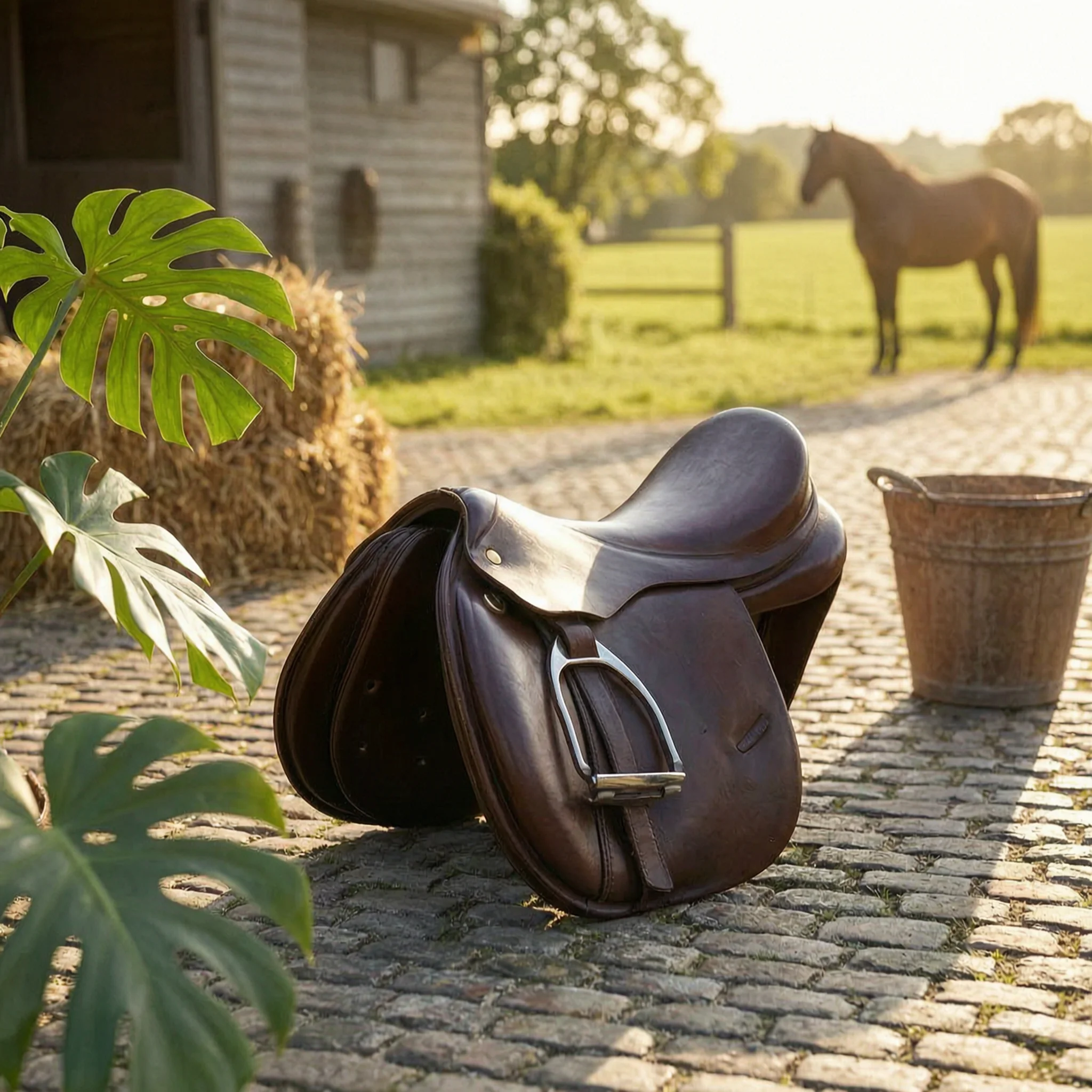 horse-breast-collar-non-slip-adjustable-horse-chest-harness-equine-riding-gear-water-resistant-easy-to-clean