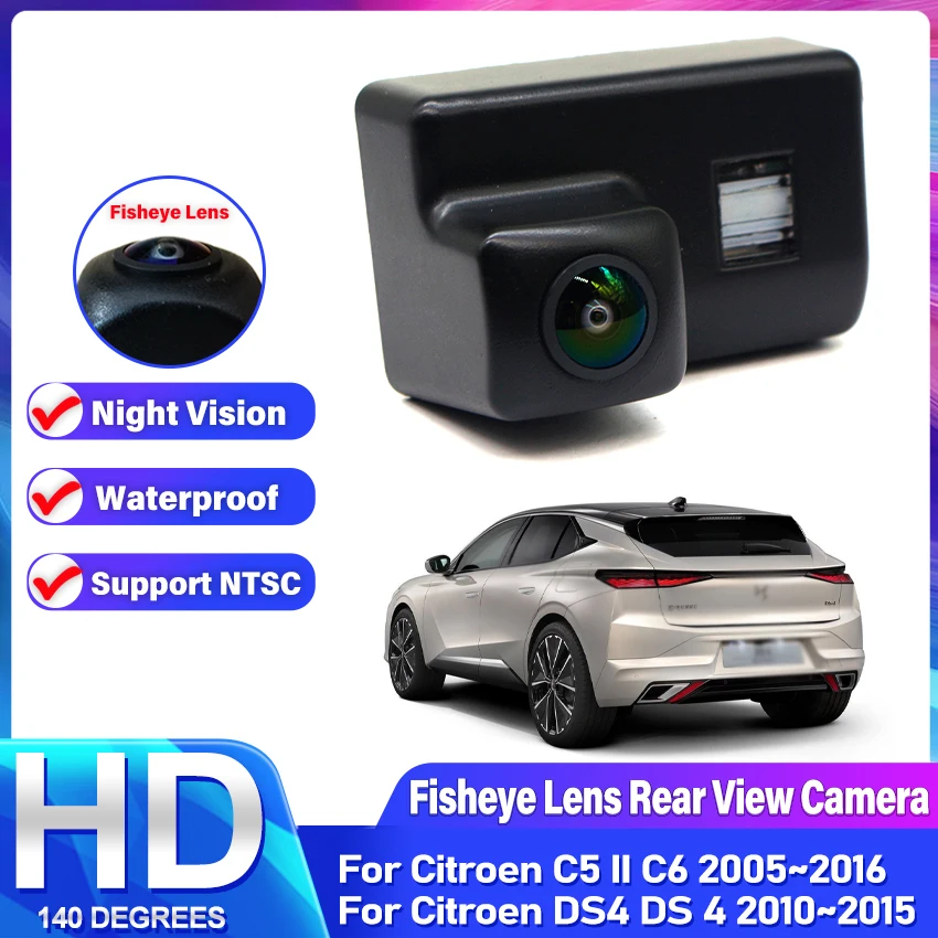 

Waterproof High quality RCA HD CCD Car Rear View Reverse Camera For Citroen C5 II C6 2005~2016 DS4 DS 4 2010~2012 2013 2014 2015