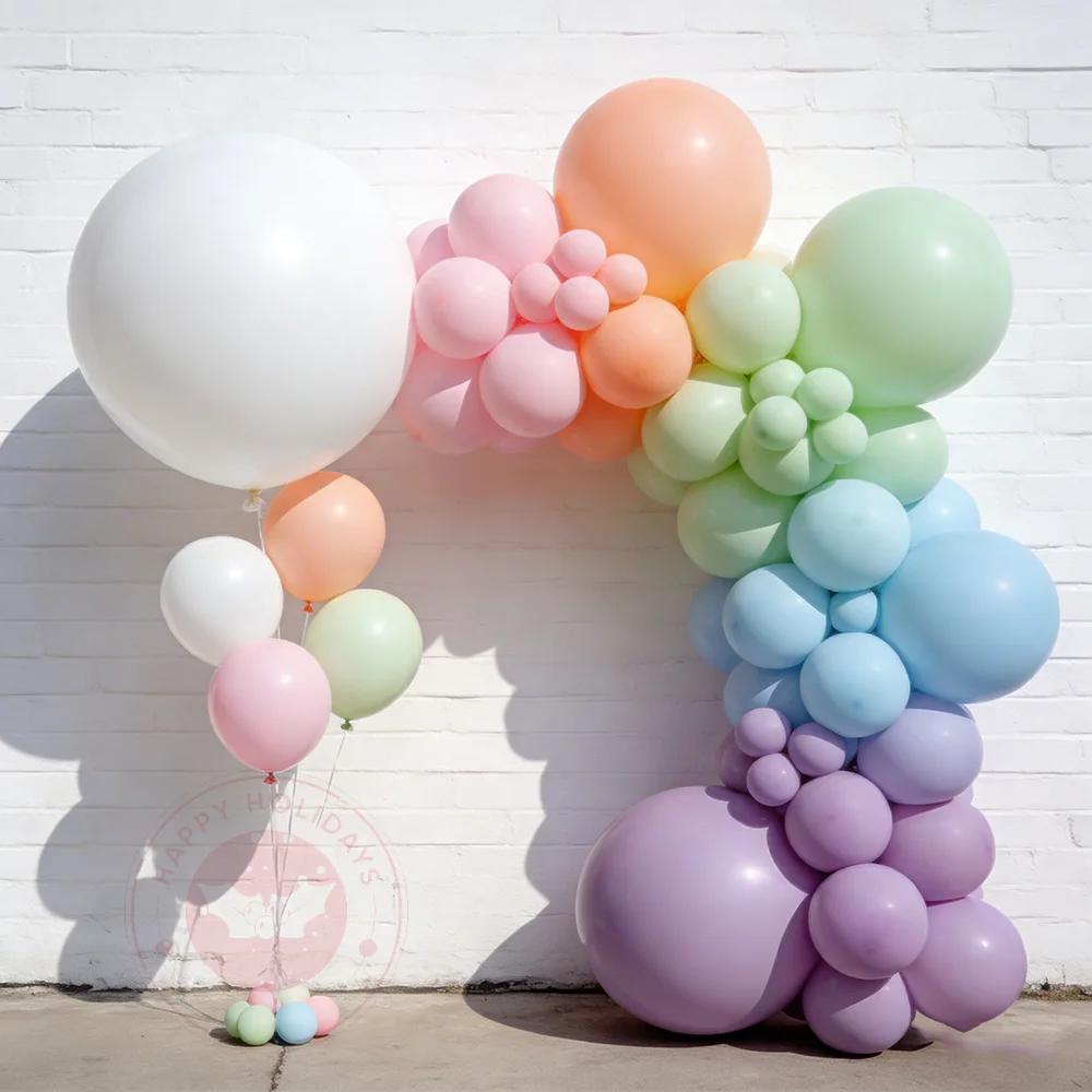 

Macaron Latex Balloon Pastel Pink White Blue Green Orange Color Ballon Wedding Party Birthday Decoration Valentine's Day Decor