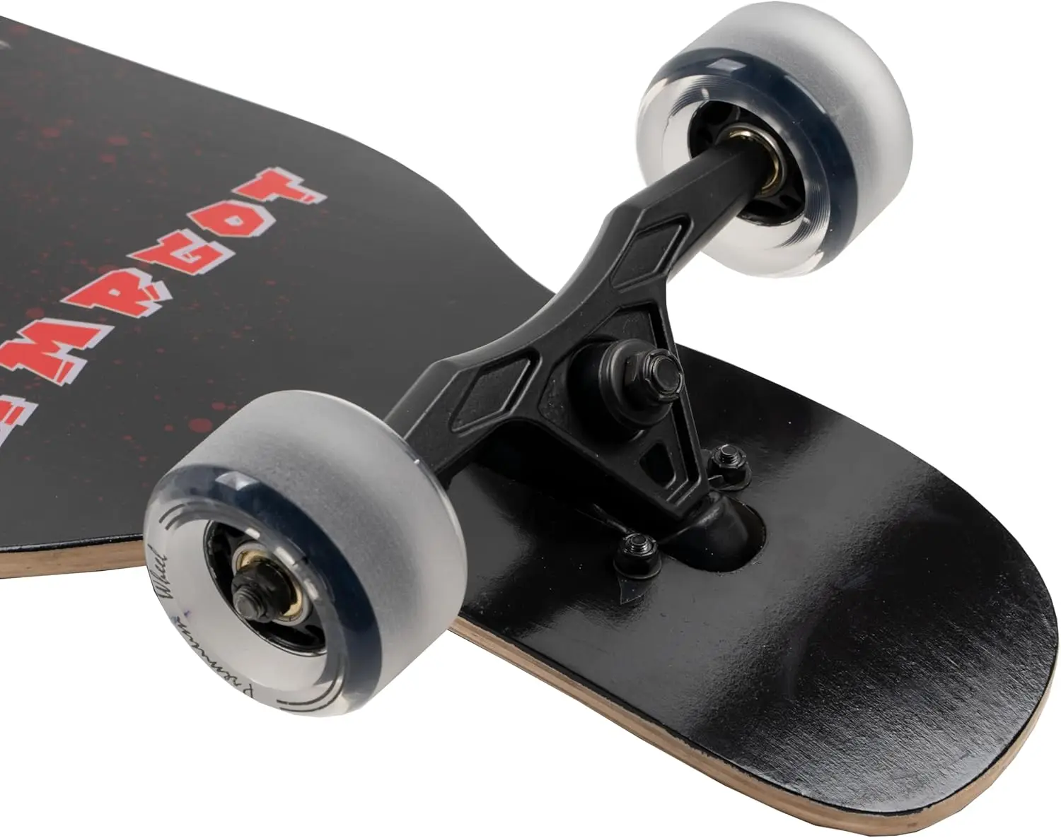 Longboard suspenso de 42 polegadas para cruzeiro, deck profissional de bordo com rodas de alta velocidade