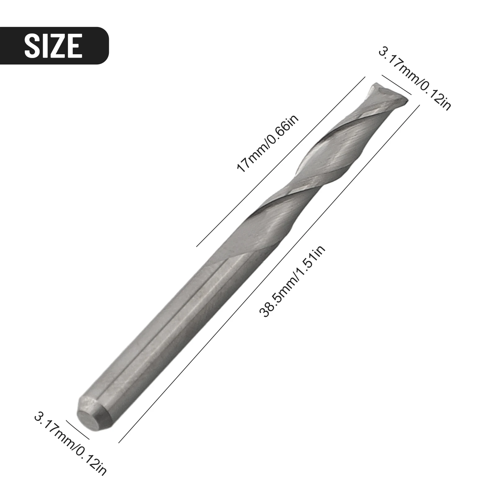 

High Quality Machines Tools Brand New Milling Cutter Head Blade Bits CNC Router Drill Engraving Overall Length 38.5mm