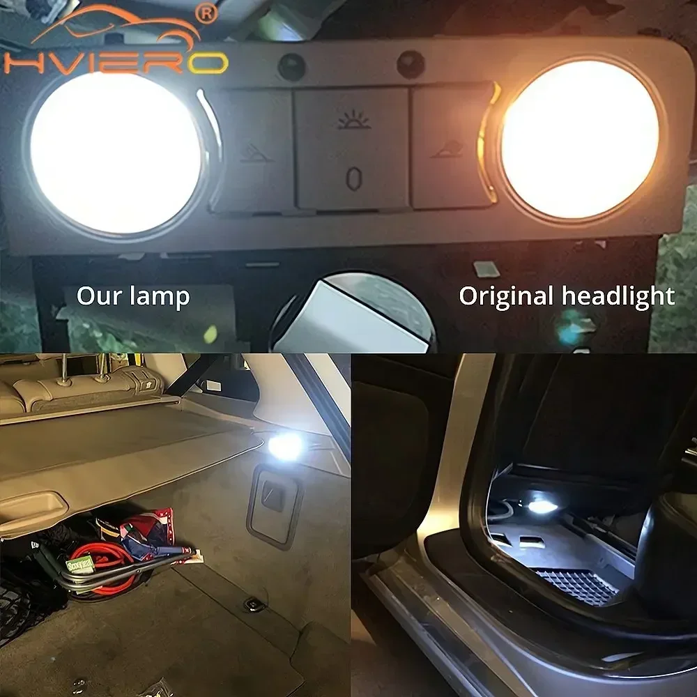 10X Car Backup Lights Parking Lamp Led Canbus Xenon White T10 194 W5W Turn Signal No Error Free Interior Reading Light Tail Bulb