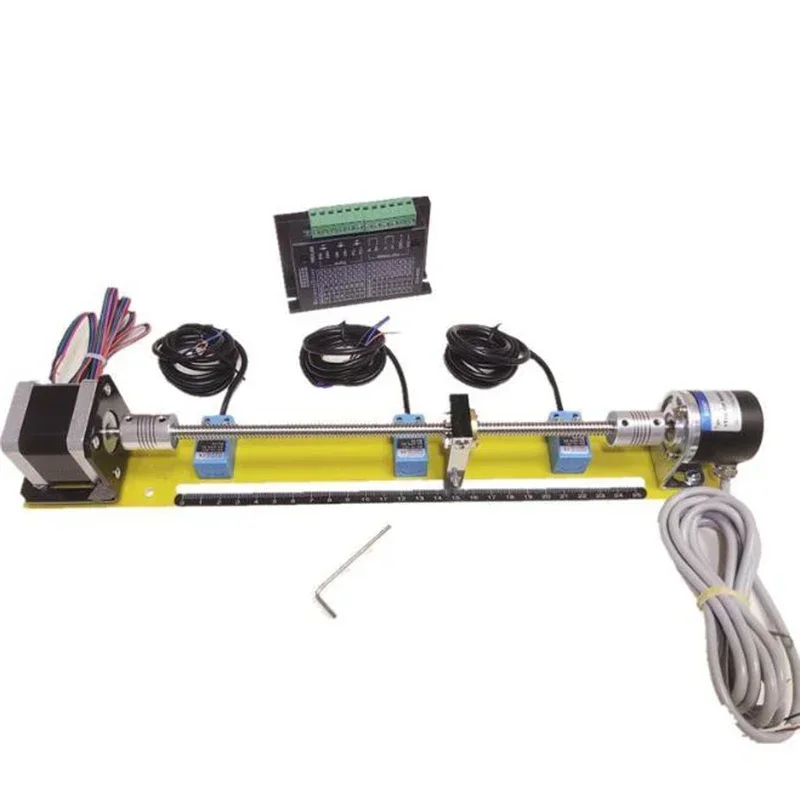 

For Stepper Motor Learning Positioning Control PLC Screw Sliding Table Kit with Encoder Driver Proximity Switch on sale