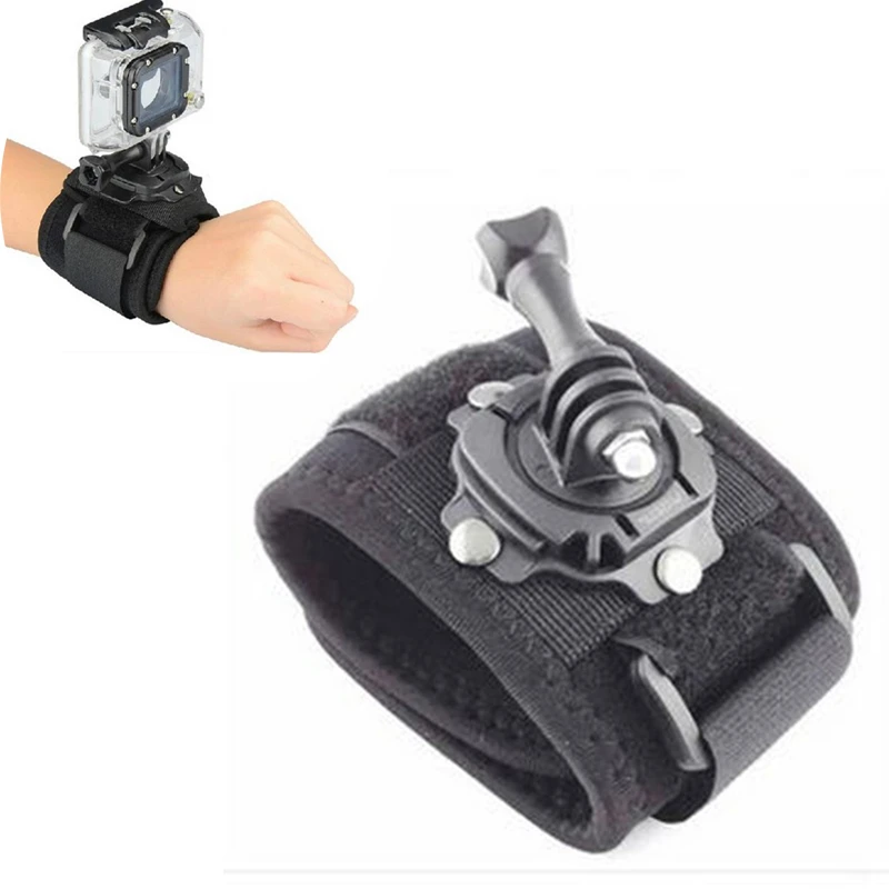 360 Degree Rotation Hand Wrist Strap for GoPro Hero12 11 10 9 8 7 5 accessories Xiaomi Yi 4K SJ4000 H9r Insta360 Arm Belt Go Pro