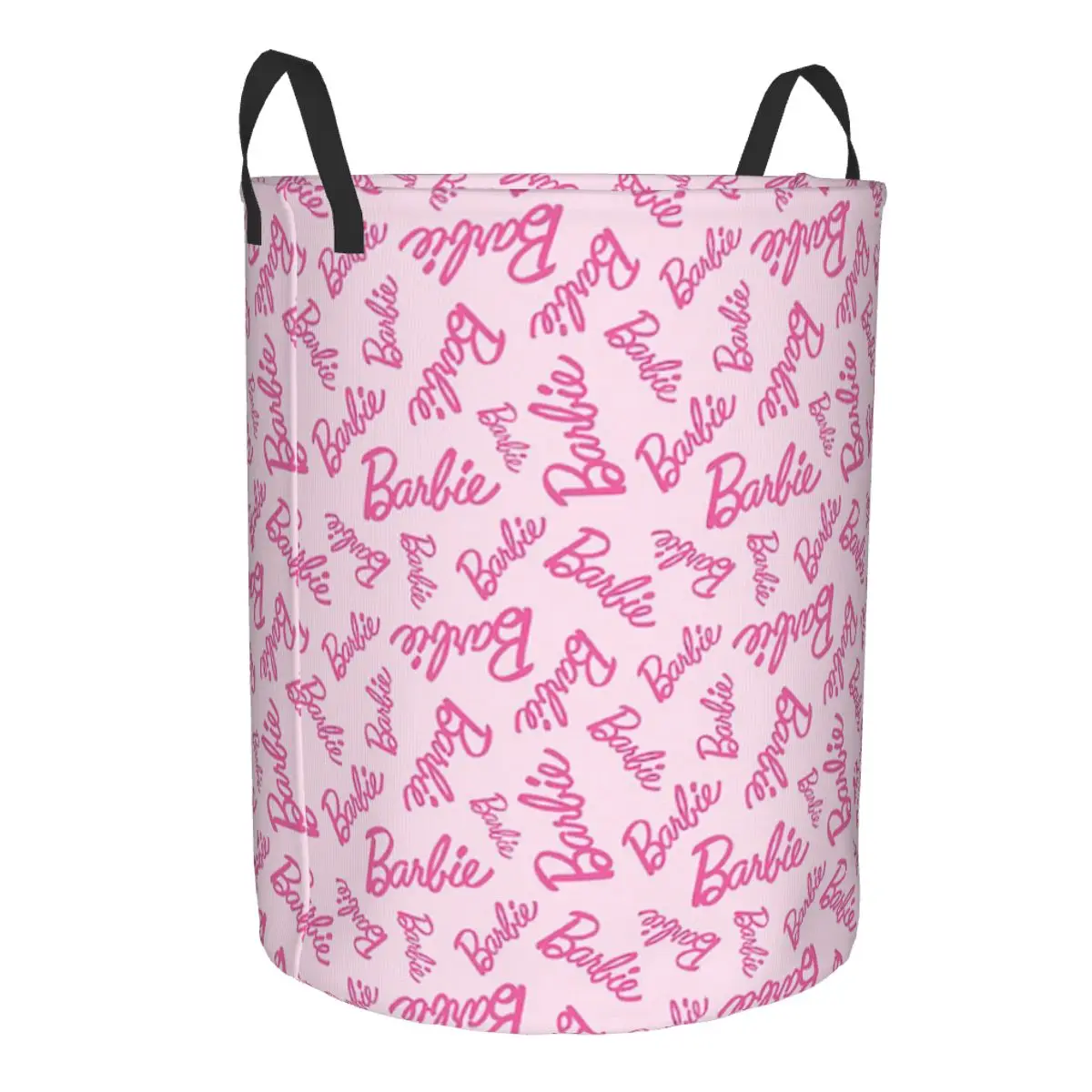 Custom Pink Barbie Laundry Hamper Large Storage Basket Girls Boys Toy Organizer