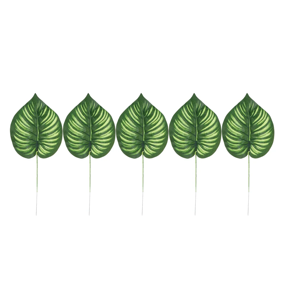 30 Pcs Artificial Plants Fake Monstera Leaves Home Decoration Supplies Simulation Watermelon