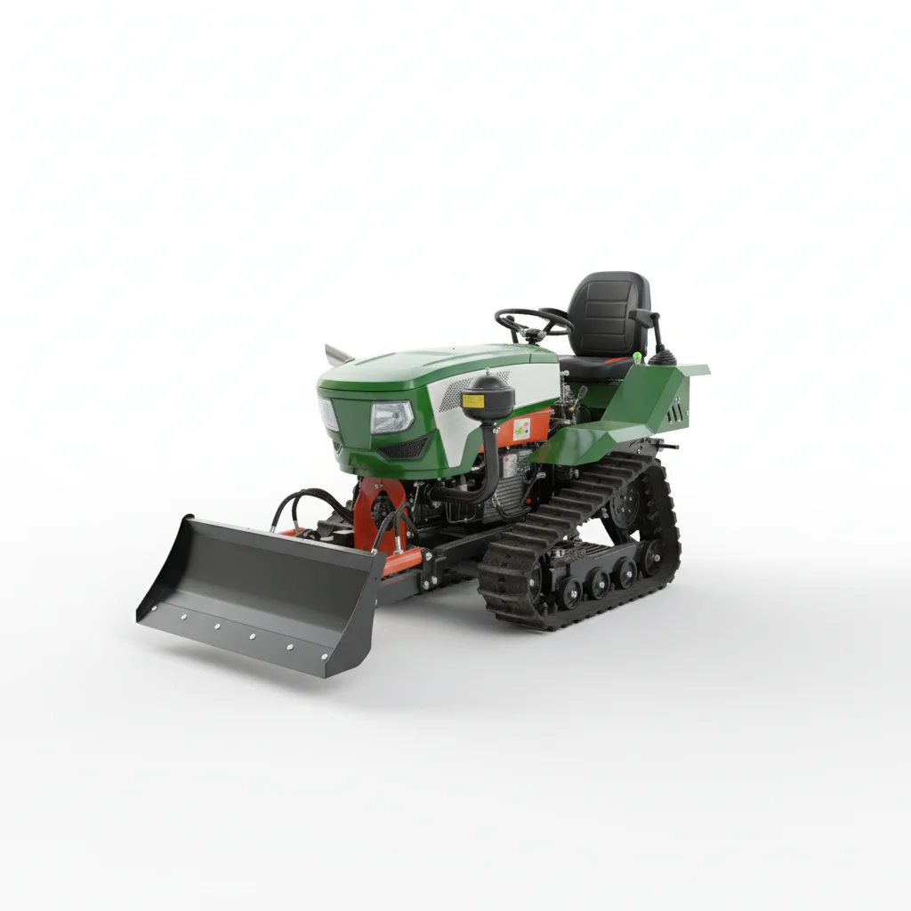 

Diesel Rotary Tiller Tractor 25HP 35HP 50HP Mini Crawler Farm Equipment for Agriculture And Garden Use