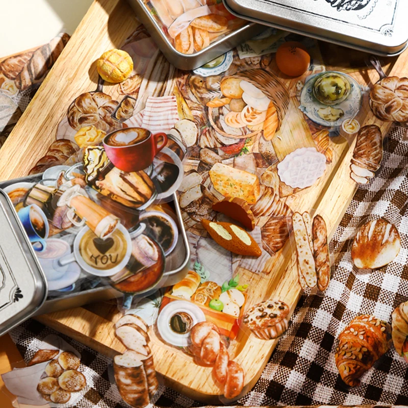 

Бумага для выпечки хлеба, набор наклеек с персонажами на тему хлеба, чехол для телефона для скрапбукинга, дневника, декоративные наклейки