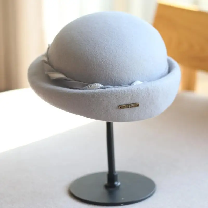 

Зимний винтажный берет, шерстяные шляпы-федоры для женщин и мужчин, японский стиль с короткими полями, кепка для пекаря для мальчиков, модная ретро-клош, шляпа