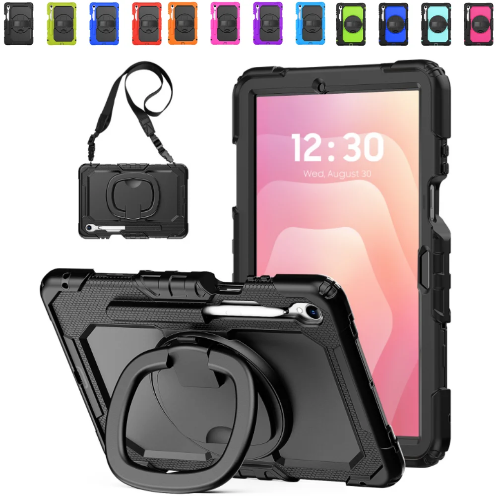 

Сверхмощный защитный чехол для Samsung Galaxy Tab S11 11 дюймов SM-X730 X736 X736B 2025 11 дюймов, чехол для планшета с подставкой и ремешком