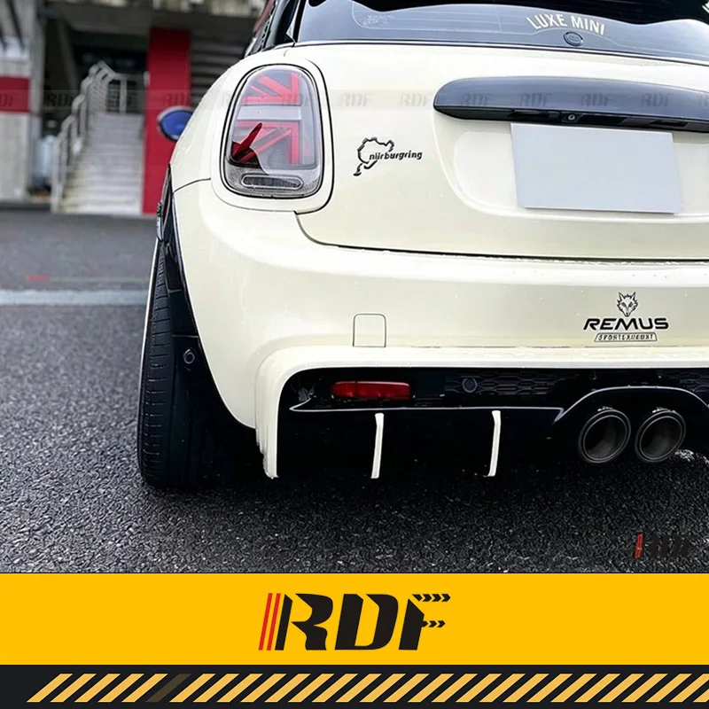 Suitable for MINI F55 F56 JCW COOPER S Modified Carbon fiber Aerodynamic kit MKS Rear Lip Splitters Rear Diffuser Accessories