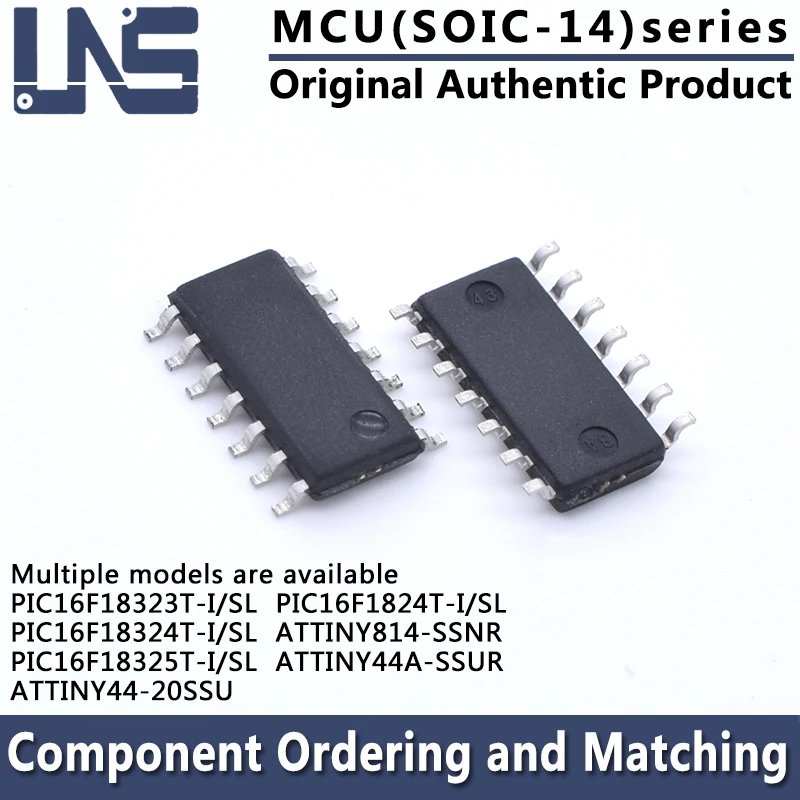 ATTINY44-20SSU ATTINY44A-SSUR ATTINY814-SSNR PIC16F1824T-I/SL PIC16F18323T-I/SL PIC16F18324T-I/SL PIC16F18325T-I/SL SOIC-20 MCU