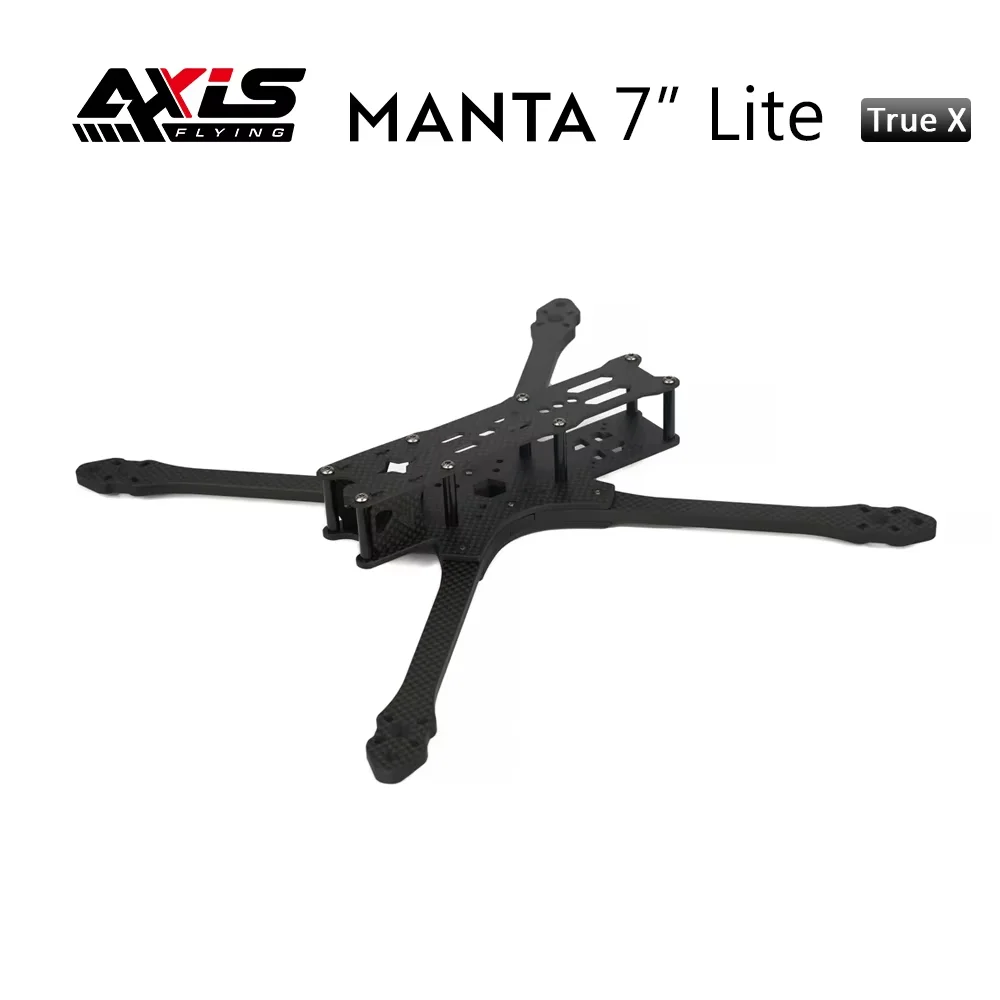 

Axisflying Manta 7-дюймовый комплект FPV Freestyle Ture X Frame для 7-дюймового FPV Cinematic Drone дальнего действия DIY часть