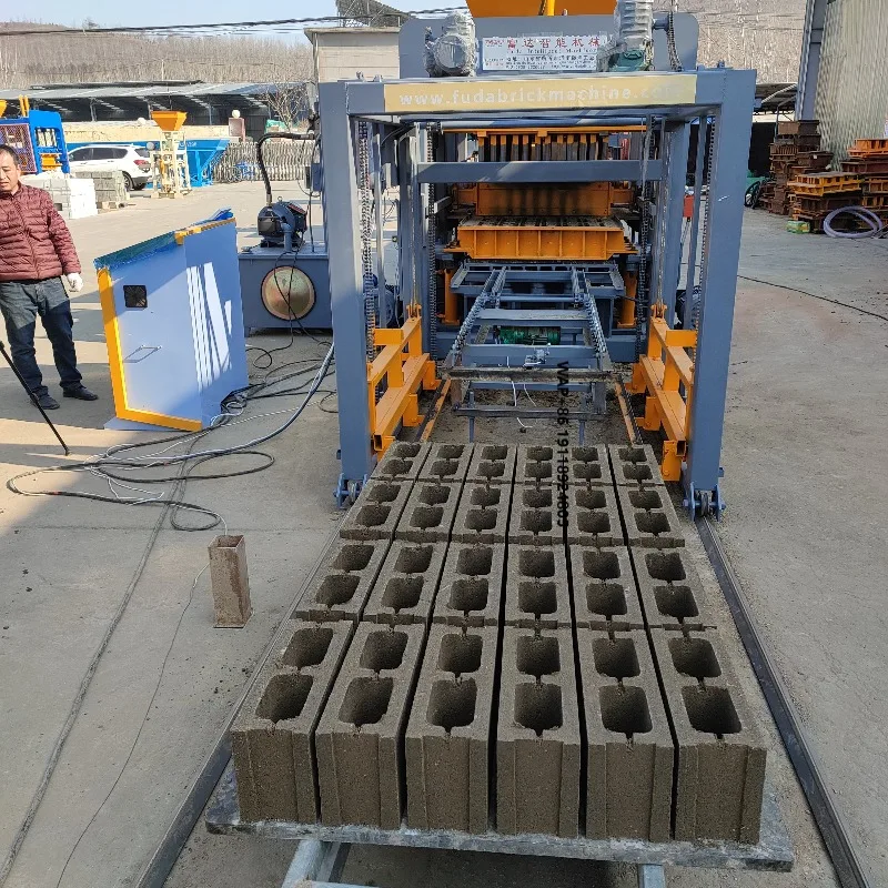 Fully Automatic Brick and Block Making Machine in Ghana Concrete Cement Building Material Supplier