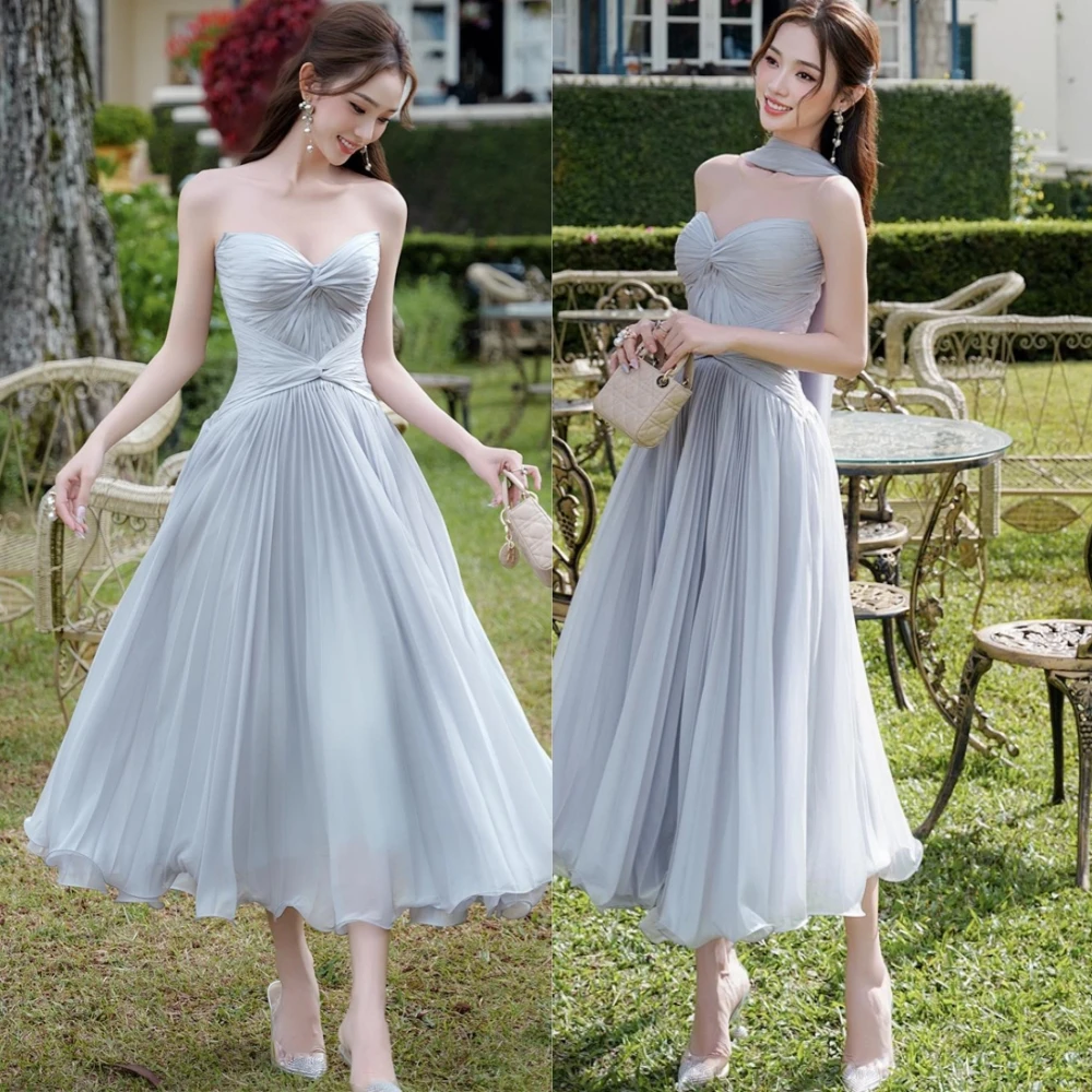 

Customized Formal Sweetheart Organza A-Line Evening Dress Graceful Sleeveles Prom Dresses Luxury Special Occasion Gowns