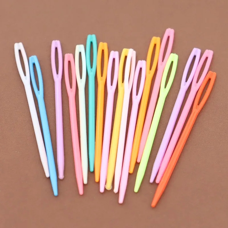 144 pcs 7cm Yarn Weaving Needles, Large Eye Easy Threading and Blunt Tip Safe Design, ideal for Handmade Doll Making