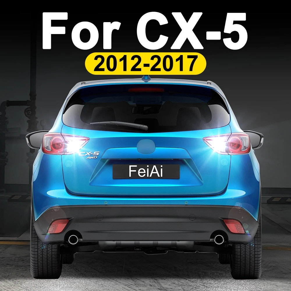

For Mazda CX-5 CX5 LED Reverse Lights Car Reversing Lamp For Mazda CX 5 2012 2013 2014 2015 2016 2017 LED Backup Back Up Light