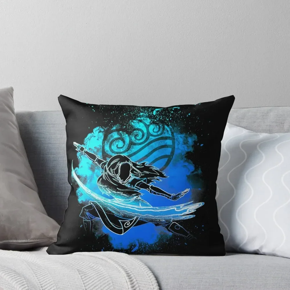 

Soul of the Waterbender Sister Throw Pillow Plaid Sofa Pillowcases Cusions Cover Pillow