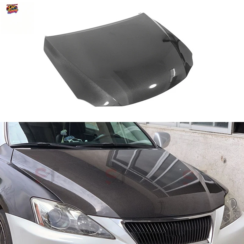

Suitable for Lexus IS 2006-2012 carbon fiber original factory-style hood IS300 engine cover front cover surround