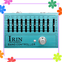 IRIN Band Controller Electric Guitarra Effect Pedal 10 Band EQ Equalizer Effect True Bypass Pedal AN-40 Guitar Accessories