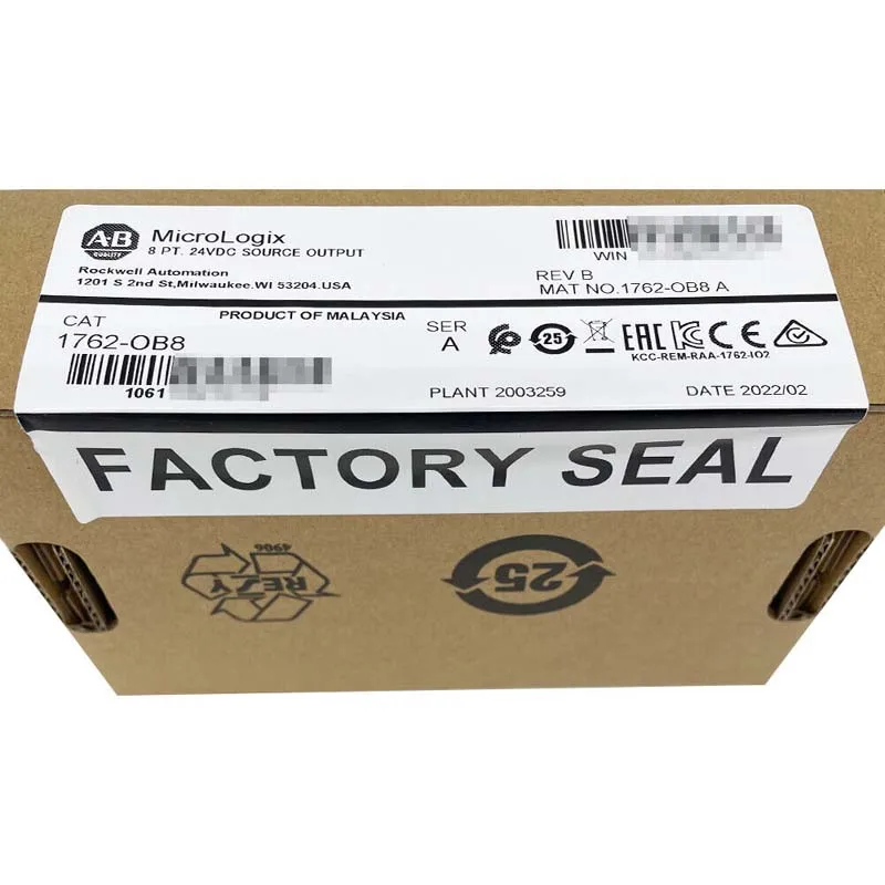 

Новые оригинальные модули ввода-вывода Allen-Bradley POINT I/O 1762-OB8, 1762-OF4, 1762-OW8 EtherNet/IP