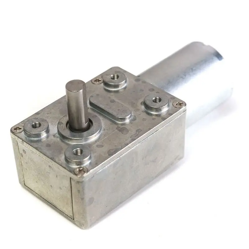 PORK-10X GW370 12V 6Rpm Reversible High Worm Geared Motor Torque Turbo DC Motor 35A