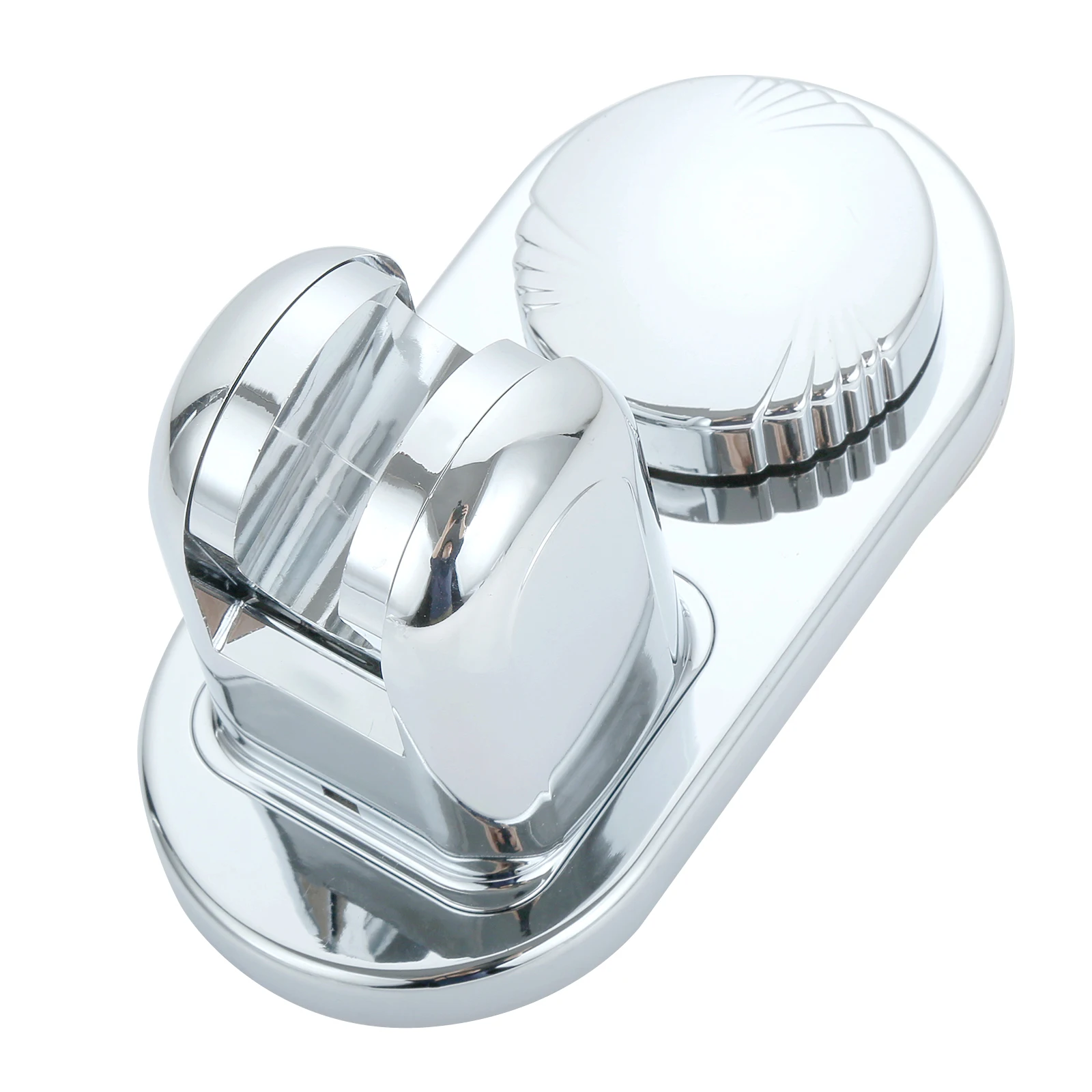 Suporte de chuveiro portátil ajustável, montagem na parede, ventosas, ABS rotação de 360 °, suporte do banheiro, base de fixação, 5 posições