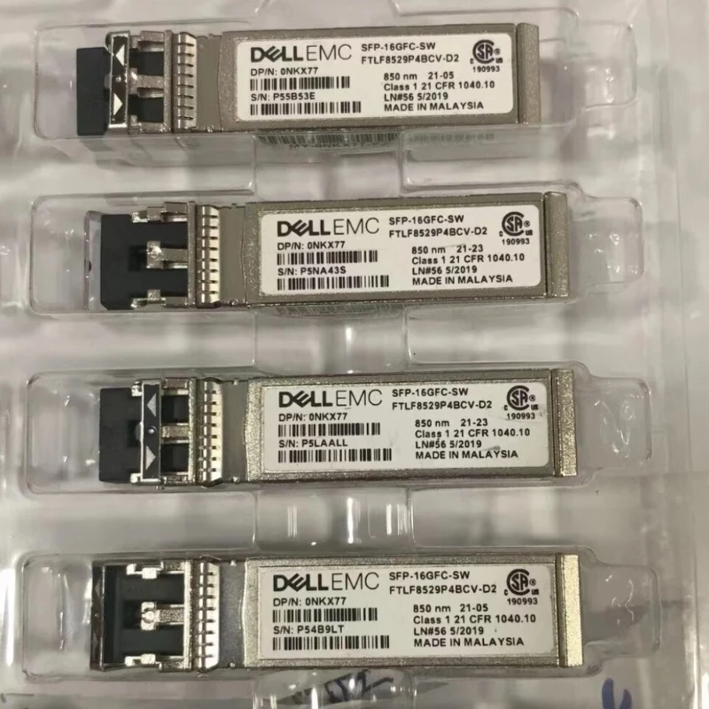

1 шт. 0NKX77 SFP-16GFC-SW FTLF8529P4BCV-D2 модуль DELL ME4024 ME4012